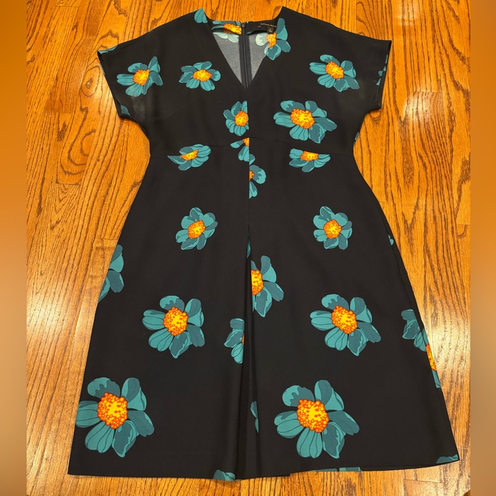 Banana Republic Navy Floral Mini Dress